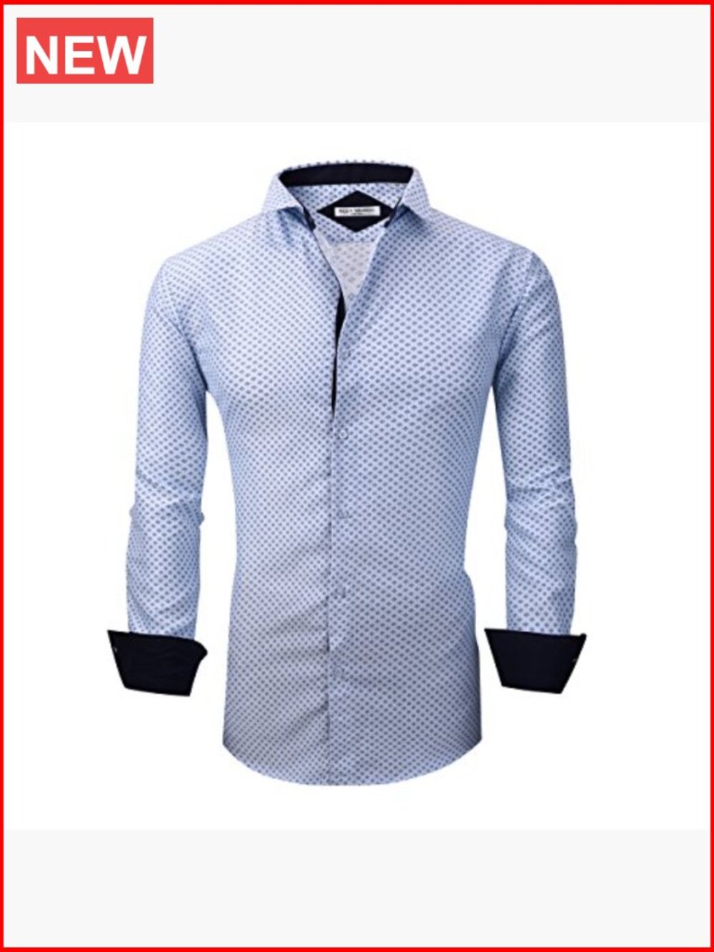 Long Sleeve Printed Button Down Shirt Regular Fit - Picture 2 of 7